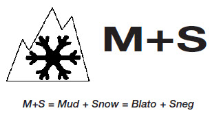 M+S oznaka